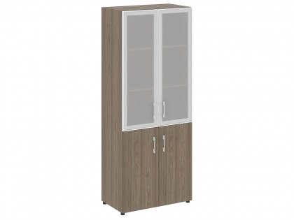 Мебель для руководителя YALTA LT-ST 1.2R Шкаф закрытый двери стекло в раме/дерево