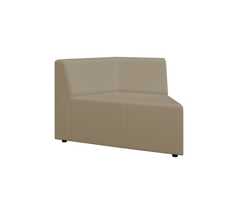 Модульный офисный диван ОРИГАМИ Модуль 1-мест. правый Or-2R (Ткань Velvet Lux)